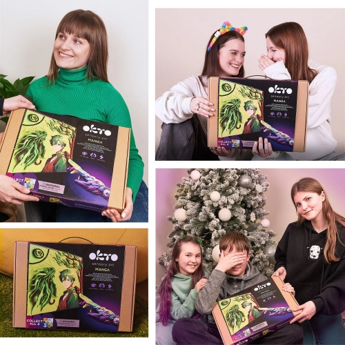 Radošais komplekts Modelēšanas masas - 3D glezna MANGA Zeme (29*29 cm)