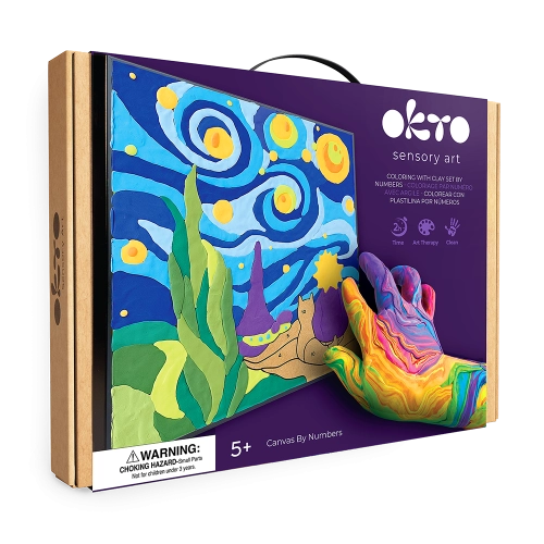 Radošais komplekts Modelēšanas masas - 3D glezna Mazais Princis Nakts(30*30 cm)