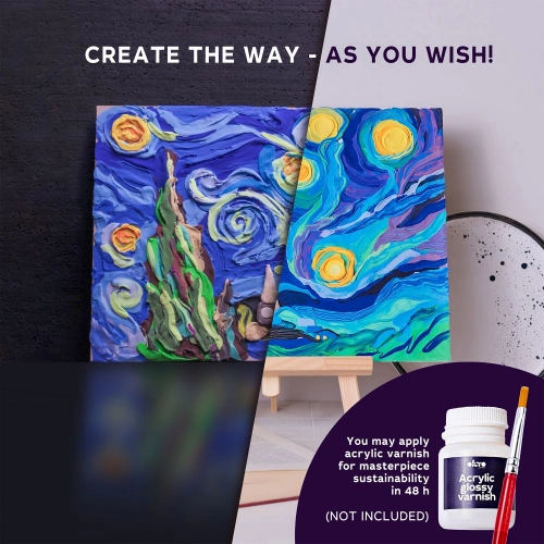 Набор для креатива 3D картина Starry night (30*40 cm)  (3684)