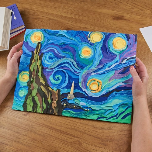 Набор для креатива 3D картина Starry night (30*40 cm)  (3684)
