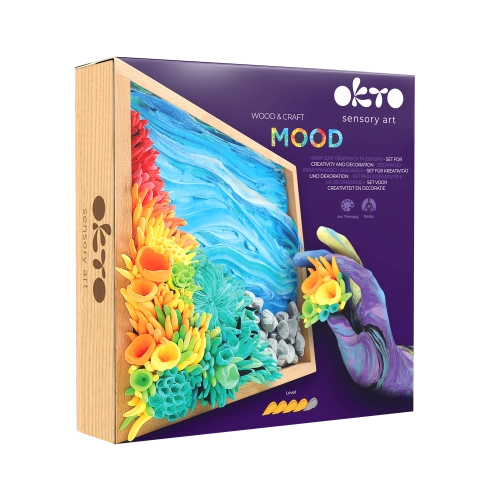 Radošais komplekts Modelēšanas masas - 3D glezna Wood&Craft Ocean Calm (21*21cm)