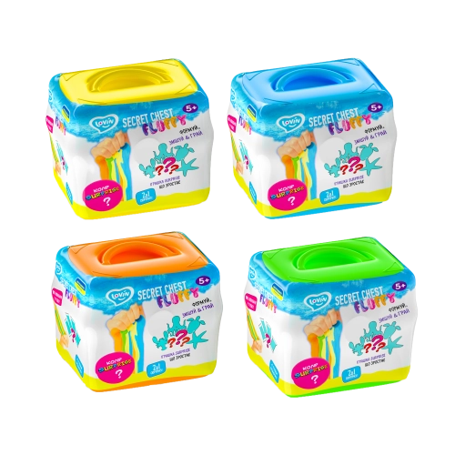 Radošais komplekts Modelēšanas mīkla (lēkājošais plastilīns) Secret Chest fluffy