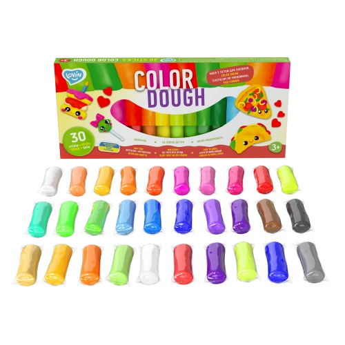 Radošais komplekts Modelēšanas mīkla Play Dough - Lovin 30 gab.