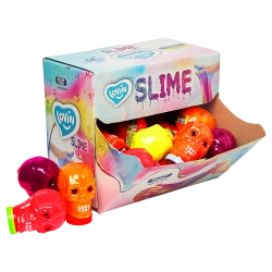 Antistresa rotaļlieta Gļotas - slaims Skull 100 ml
