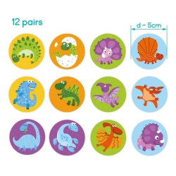 Настольные игры Мемо игра Динозавры