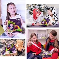 Набор для креатива Air Clay комплект для лепки -  Little Worlds Bat
