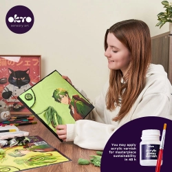 Radošais komplekts Modelēšanas masas - 3D glezna MANGA Zeme (29*29 cm)