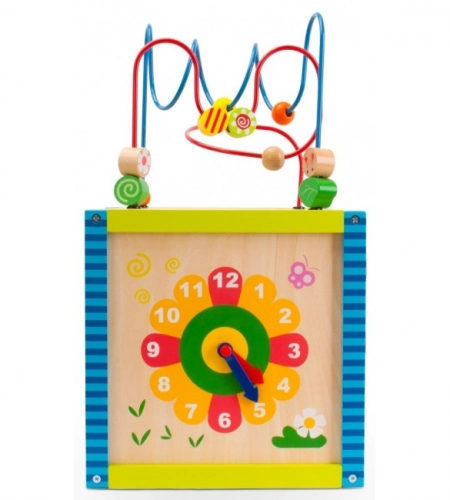 Attīstošais koka kubs-šķirotājs XL SunBaby E01.072.0.1 [A]