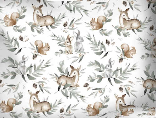 Пеленка марлевая BEARS&DEERS 70x80 cm