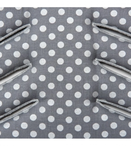 Ieliktnis ratiņiem N1 silver-grey spots Womar PWF-016