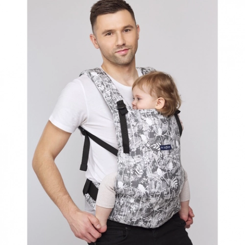 Ķengursoma ERGO graphite leaves N29-004