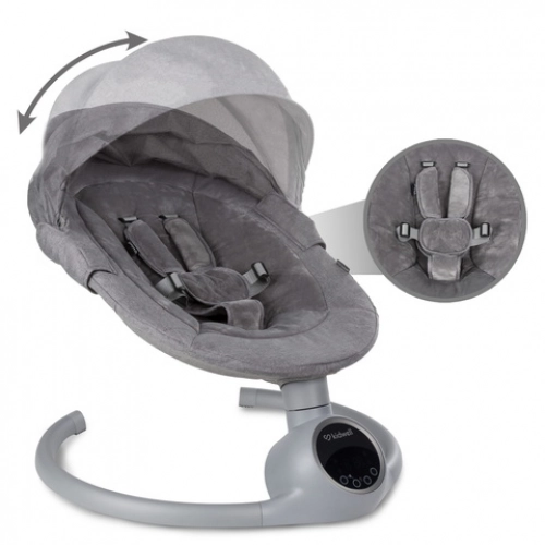 Кресло-качели REVE grey/silver Kidwell