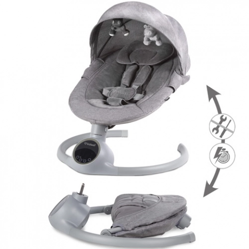 Кресло-качели REVE grey/silver Kidwell