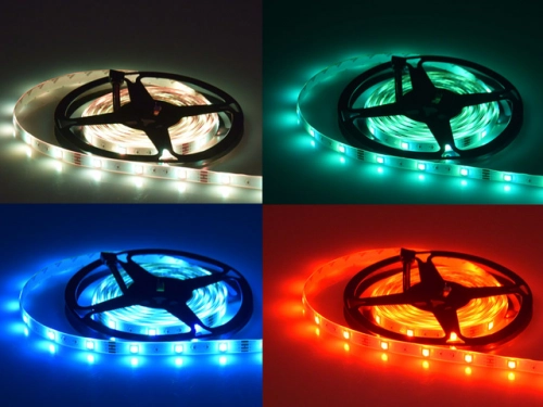 LED lente (ūdensizturīga) RGB 5 m + tālvadības pults ZA4824