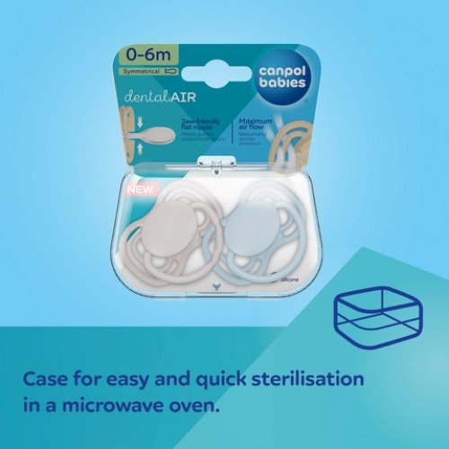 Māneklis simetrisks DENTAL AIR 0-6m 23/228