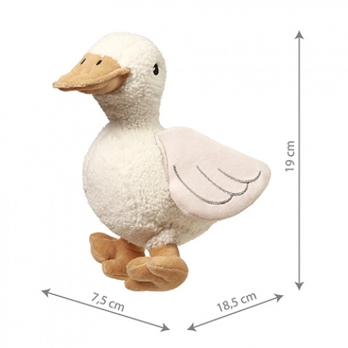 Mīkstā zoss ar grabuli GOOSE ZOE 1554