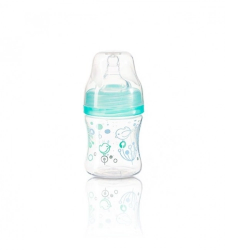 Pudele ar plato kakliņu 120 ml BabyOno 402/01 mint