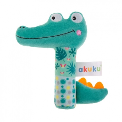 Rotaļlieta ar pīkstuli CROCODILE A0644