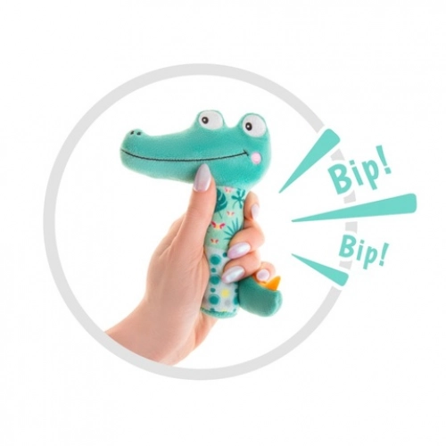 Rotaļlieta ar pīkstuli CROCODILE A0644