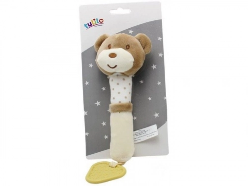 Rotaļlieta ar pīkstuli LĀCĪTIS karameļu 17 cm 9104