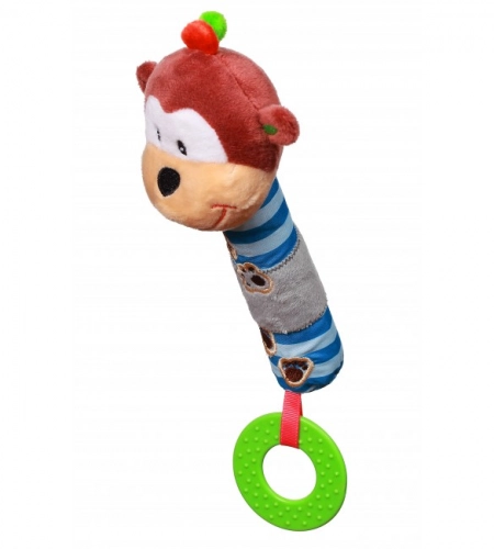 Rotaļlieta ar pīkstuli MONKEY GEORGE BabyOno 619