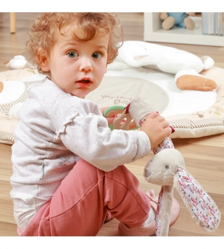 Rotaļlieta ar pīkstuli RABBIT MILLY BabyOno 1528