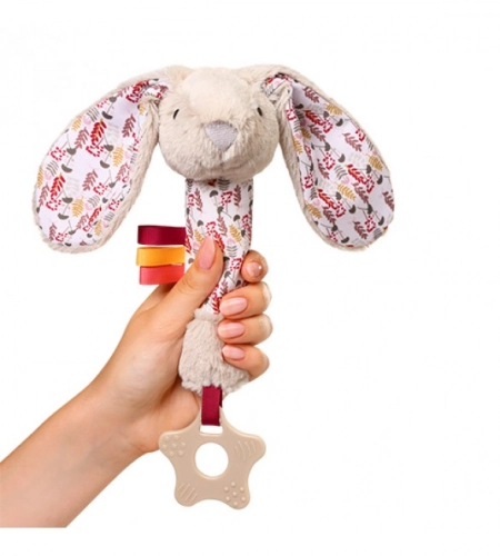 Rotaļlieta ar pīkstuli RABBIT MILLY BabyOno 1528