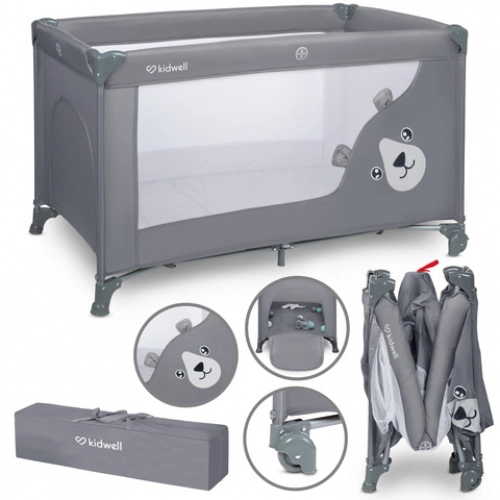 Saliekamā gulta BLISSY BASIC grey Kidwell