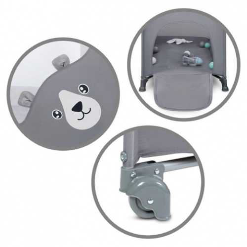 Saliekamā gulta BLISSY BASIC grey Kidwell