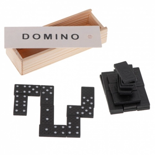 Spēle DOMINO klasiskā, koka KIK-5111