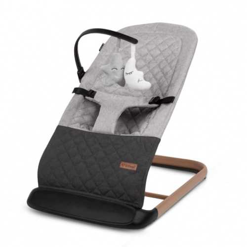 Šūpuļkrēsliņš Kidwell LARO grey wooden [A]