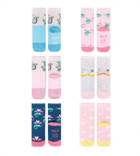 Zeķes ar zīmējumu SKA-0004 17/19 GIRL