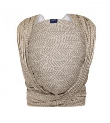 Lakats-slings BE CLOSE beige leaves CH-032