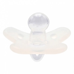 Māneklis 100% silikons,simetrisks 6-12m, 24/002 white