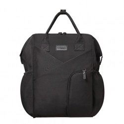 Mugursoma (ratiņu soma) MODERN STYLE black 1649/01