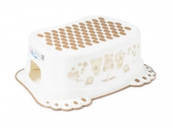 Pakāpiens-step BEAR white pearl MS-017-118