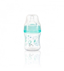 Pudele ar plato kakliņu 120 ml BabyOno 402/01 mint