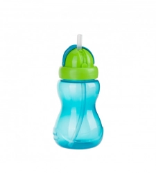 Pudele-bidons ar salmiņu Canpol 56/109 blue