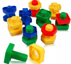Skrūves-konstruktors Montessori 30 el. KIK-7423