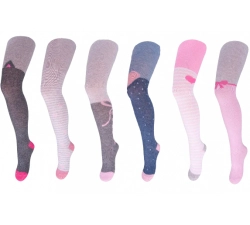 Zeķubikses k/v ar zīmējumu 104-110 cm GIRL RAB-0003