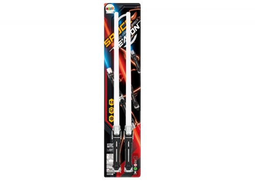 2in1 Lightsaber Set Space Light Sword with Sounds