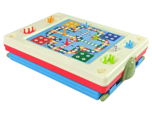 3-in-1 Magnetic-chalk board, blue table for games