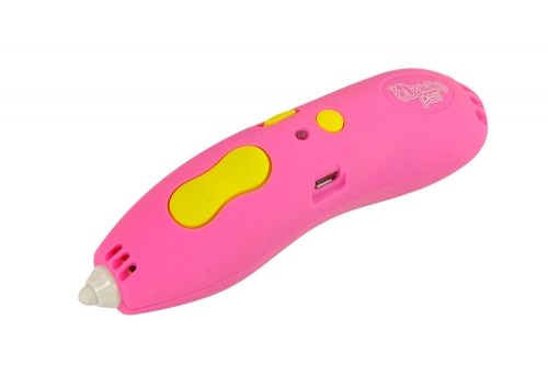 3D PRINTER PEN SET + CARTRIDGES STENCILS INSTRUCTION COLOUR PINK