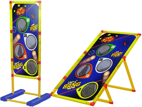 4 in 1 Target Toss Game Bags Foam Ball Gun