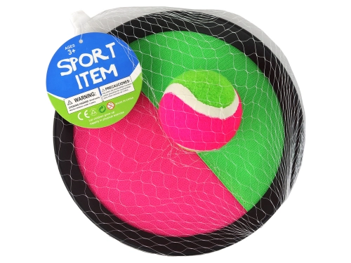 Arcade Game Paddles Discs Velcro Catch Ball Ball