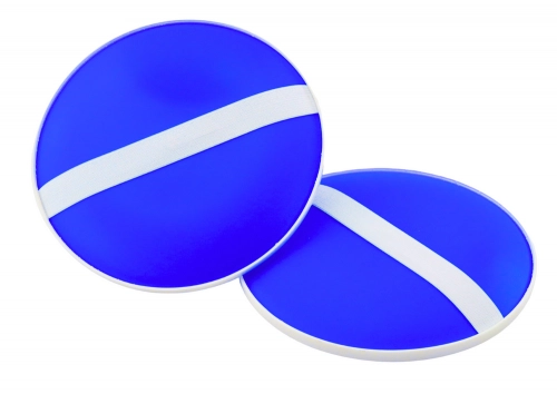 Arcade Game Round Paddles Ball With Suction Cups Blue