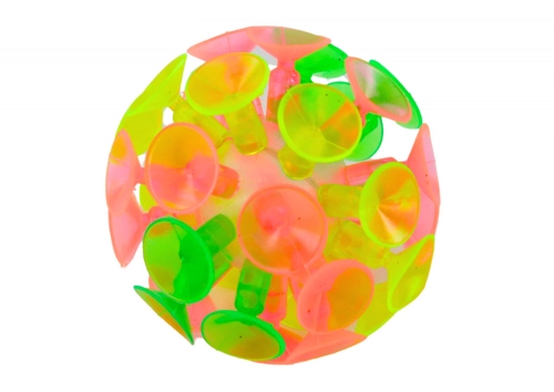 Arcade Game Round Paddles Ball With Suction Cups Red