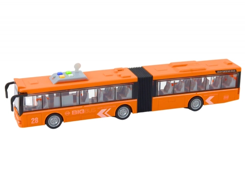 Articulated City Bus 1:16 Drive Lights Sounds Drive Orange