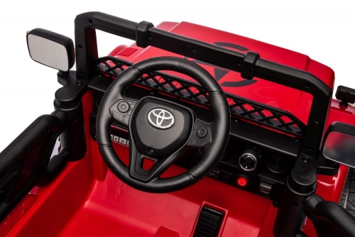 Divvietīgs bērnu elektromobilis Toyota FJ Red 4x4