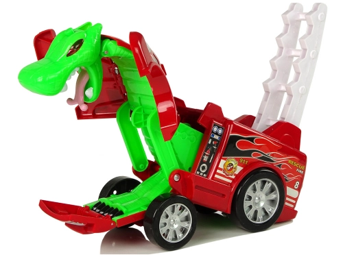 Auto Fire Brigade Transformation Dragon 2in1 Fire Engine